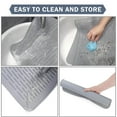 thumbnail image 4 of Electric Cooktop Protector, Premium Material Dust Resistant Multipurpose Gray XL Dish Drying Mats for Kitchen Counter, 4 of 7