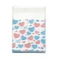 thumbnail image 5 of 100Pcs/50pcs 7x7cm Plastic Transparent Heart Bags for DIY Jewelry Candy Cookie Gift Self Adhesive Pouch Storage Packaging Bags snowflake 50pcs, 5 of 6
