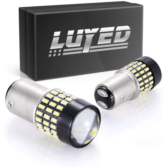 LUYED 2 x 900 Lumens Super Lumineux 12-24v 1157 3014 78-smd Couleur Blanche 1157 2057 2357 7528 Ampoules LED Utilisées pour Tourner