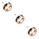 thumbnail image 5 of Jumpingount Anillo de temperatura Acero Emoción Anillos de humor Pareja Joyería de mano sensible inteligente, Tamaño 9, Oro rosa Type1 NO1, 5 of 6