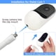 thumbnail image 5 of Soporte de clip flexible compatible con Owlet, Motorola y otras cámaras para monitores de bebés con orificio roscado de 1/4 sin herramientas ni daños en la pared - Blanco, 5 of 5