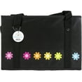 thumbnail image 2 of Doodlebug Canvas Foldable Tote 15"X10"X10"-Daisies, 2 of 5