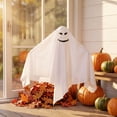 thumbnail image 6 of Halloween Hanging Ghost Decor, 25" White Ghost Pendant Ornaments,Outdoor Indoor Halloween Decor for Porch,Tree,Yard,Window,Garden,Spooky Flying Ghosts Props, 6 of 7