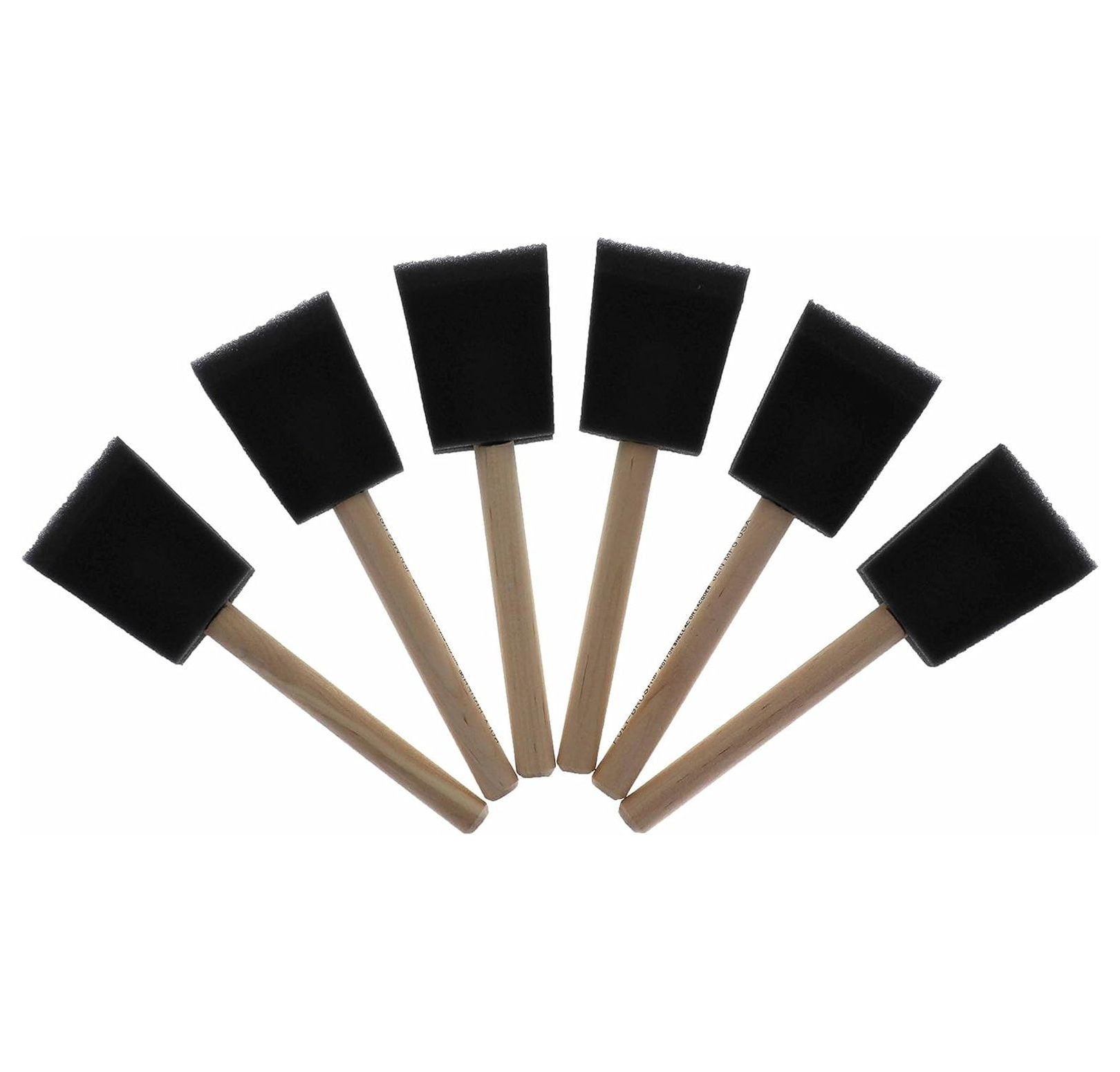 Foam Paint Brushes 2 Inch - 50 Pack Disposable Brushes for Painting, Staining, Varnish - Jen Manufacturing Original - Latex, Oil Based Paints