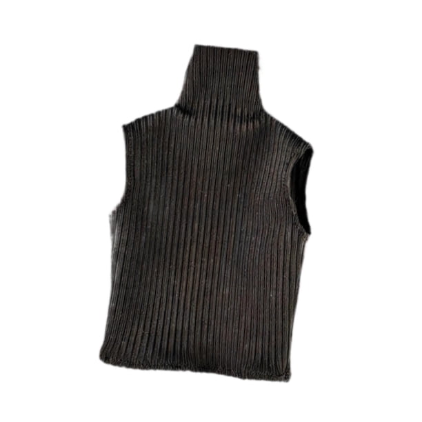 Chaleco para muñeca masculina a escala 1/12, accesorio para muñeca, figuras en miniatura de moda, chaleco, figura de acción Negro