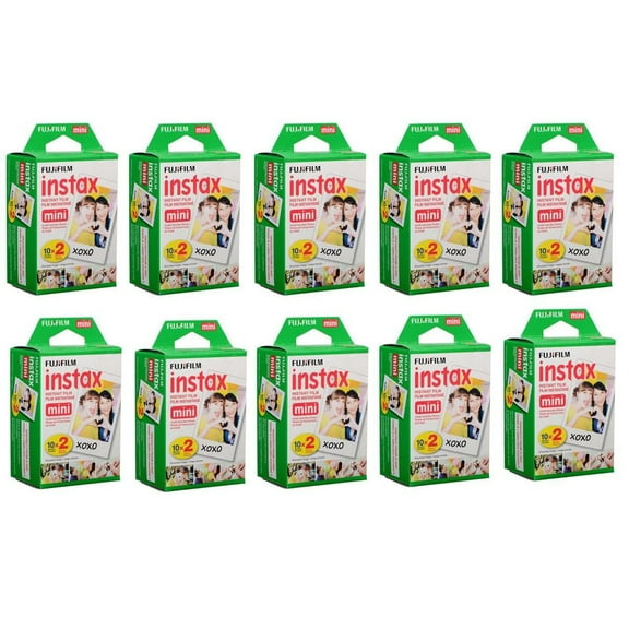 Fujifilm instax mini Instant Daylight Film Pack, 20 Exposures, 10-Pack