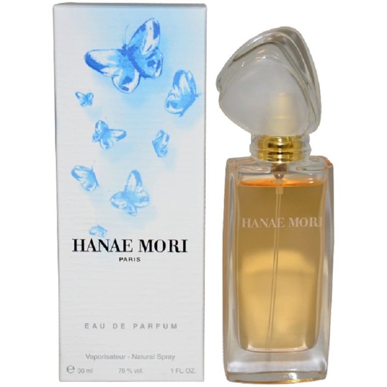 Hanae Mori Blue Butterfly Eau de Parfum Perfume for Women, 1 Oz