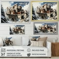 thumbnail image 4 of Designart "Majestic Guardians of Fortresses IV" Architecture Floater Framed Wall Art Print, 4 of 7