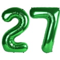 thumbnail image 1 of Globo digital Kelfuoya, 40 cm, verde, número 27, para decoración de fiestas, 1 of 7