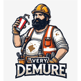 thumbnail image 2 of Very Demure Construction Worker Adult White Crew Neck Short Sleeve Tee-Small, 2 of 4