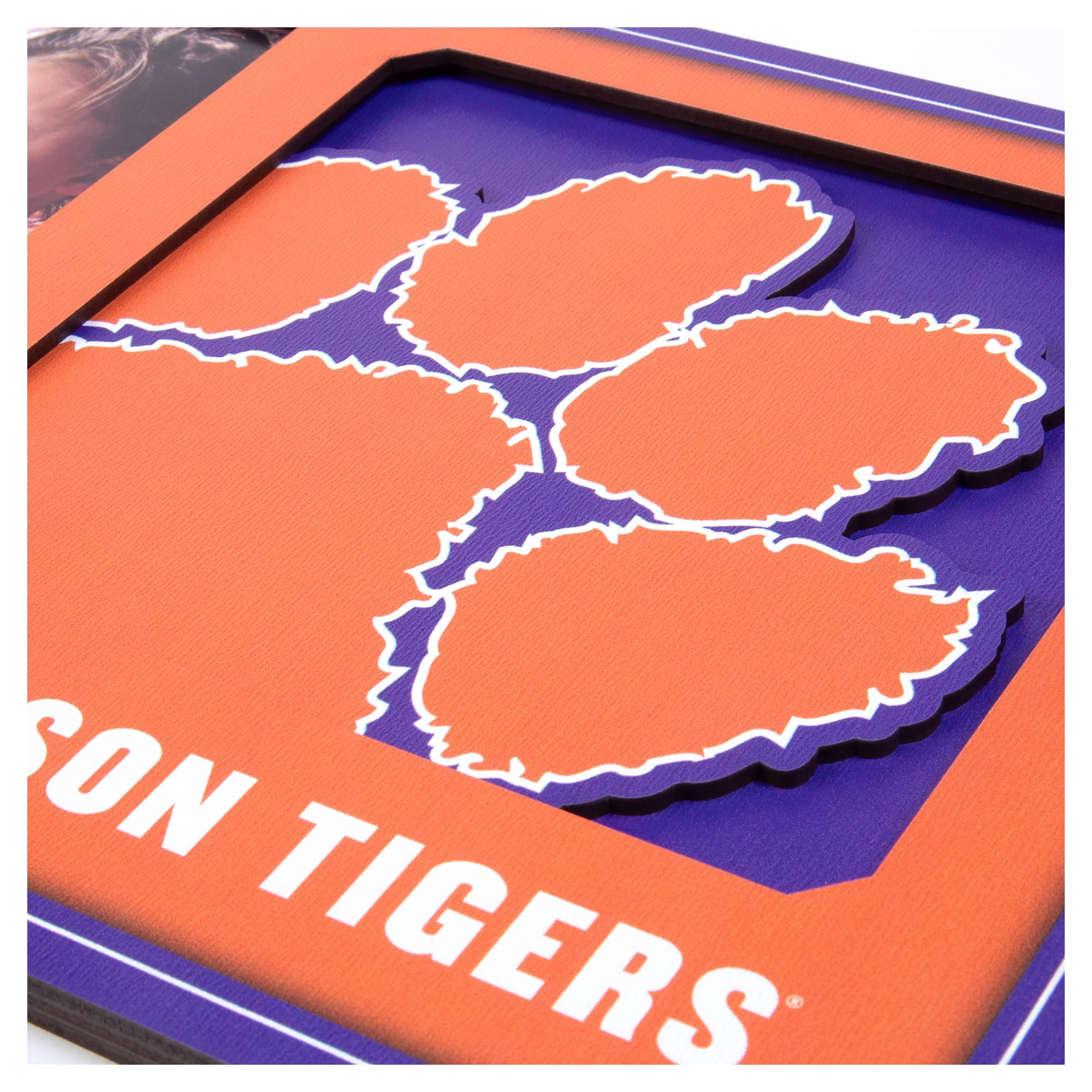 IDNA Clemson Tigers 3D Logo Series Picture Frame