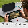 thumbnail image 6 of Uberwith Switch 2 Carrying Case Compatible with 2025 Switch 2, with 10 Games Cartridges Protective Hard Shell Travel Carrying Case Pouch for Console & Accessories, Black, 6 of 6