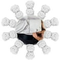 thumbnail image 2 of Unatoiry 10piece Versatile Designs For Every Occasion Cufflinks For Men Eye-Catching Detail Shirt Cufflinks white 1Set, 2 of 6