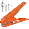 thumbnail image 1 of Hole Punch Pliers 5/16 Inch Adjustable Screw Cover Hole Punch Ergonomic Hand-Held Single Circle Hole Punch with Limit Taper Drill Bit for Paper Cardboard PVC Leather, 1 of 8