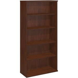 Bush Industries BSHWC24414 Double Open Bookcase- 35-. 63inchx15-. 38inchx72-. 88inch- DCY-Graphite