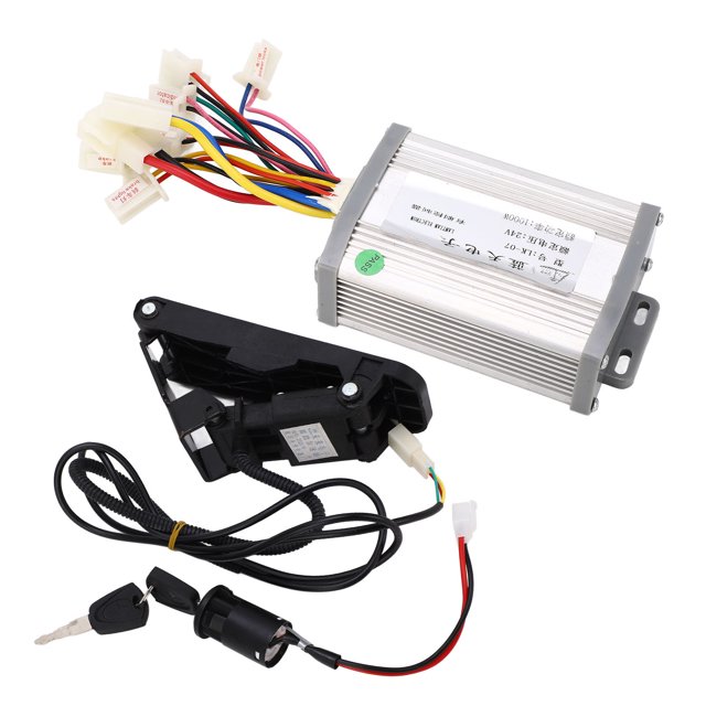 Electric Bike Controller Pedal Kit, 24V 1000W Stable Speed Undervoltage Controller Pedal Throttle Kit For Electric Tricycle