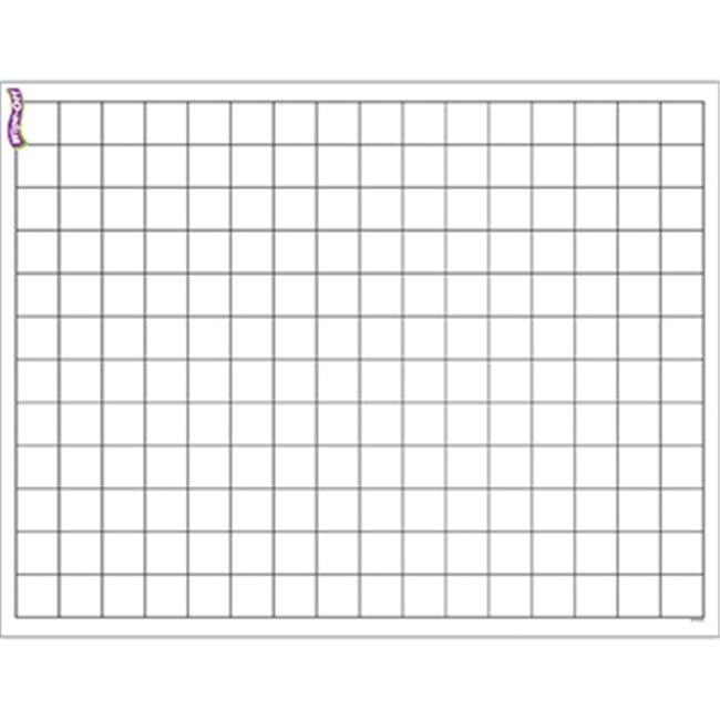 Inc. Graphing Grid Small Squares Wipe Off Chart 17X22 - Walmart.com
