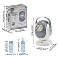 thumbnail image 6 of Big Bubble Machine - Automatic Bubbles Blower , - 360° Oscillation & 75° Adjustment, Bubble Toys with LED Light -Easter, Outdoor, Birthday, Party Use, 6 of 7
