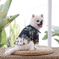 thumbnail image 2 of Camisetas hawaianas con estampado de playa para mascotas, perros y gatos, lindas para perros pequeños a medianos, chaleco fresco de verano, camisa de campamento, ropa (XL, 4 unidades) JM, 2 of 6
