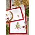 thumbnail image 2 of Fennco Styles Holiday Collection Country Double Layer Embroidered Holly 16 x 72 Inch Table Runner, 2 of 4
