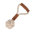 thumbnail image 3 of Benji & Flo Tug 'N' Play Ball Suede Rope Dog Toy, 3 of 3