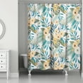 thumbnail image 2 of Creative Products White Tropical Floral 71x74 Shower Curtain, 2 of 2
