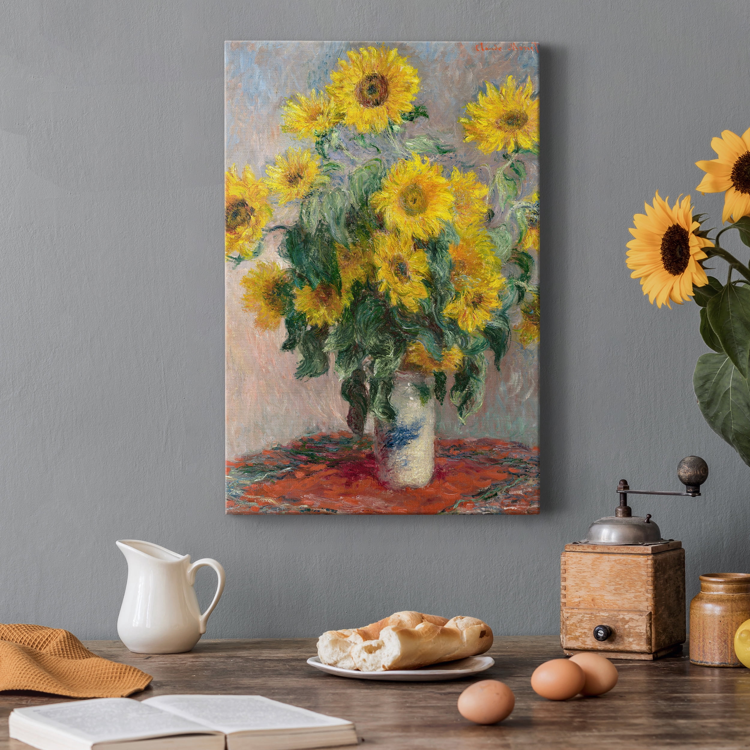 Bouquet of Sunflowers Premium Gallery Wrapped Canvas - Ready to Hang - 32 x 48