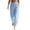 BQ44_Light Blue, variant on Resicozy Petite Sweatpants Women Trendy Elastic Waist Bottom Lounge Pant Lightweight Baggy Joggers with Pocket Pink XL