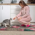 thumbnail image 4 of 2 Piece Floral Flowers Spring Rug Kitchen Rug Set, Decor Kitchen Rugs, Absorbent Non-Slip Washable Floor Mats, Home Indoor Runner Rugs 17"x47"+17"x30", 4 of 7