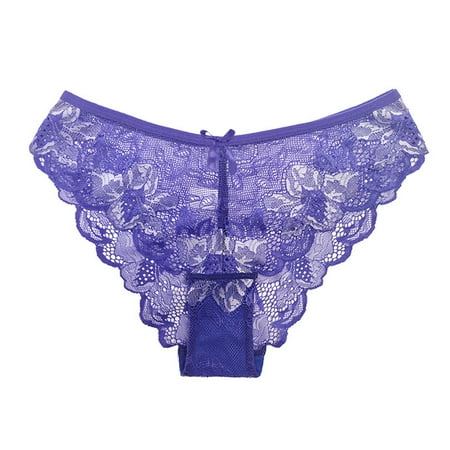 Women Panties Pink Lace Glow in The Dark Underwear Women Transparent Hollow Out Underwear Silk Thong Plus Size Comfort Seamless Low Waist Lane Panties 22/24 Briefs Lingerie Lenceria Thong
