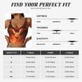 thumbnail image 5 of Daiia Magma Fire Black Dragon Printed Women's Sports Bra, Breathable Activewear Bra with U-Back Design and Removable Pads, Comfortable and Supportive for Yoga, Workout-X-Large, 5 of 8
