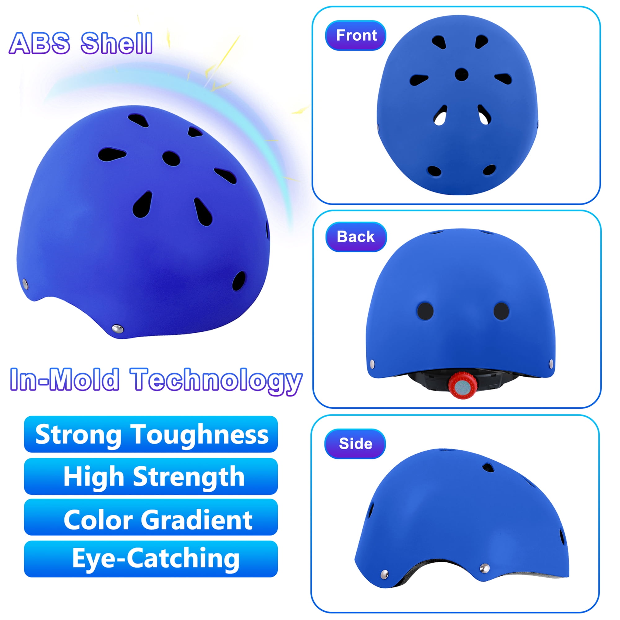 Kids Bike Helmet Adjustable and Multi-Sport from Toddler to Youth 2 Sizes