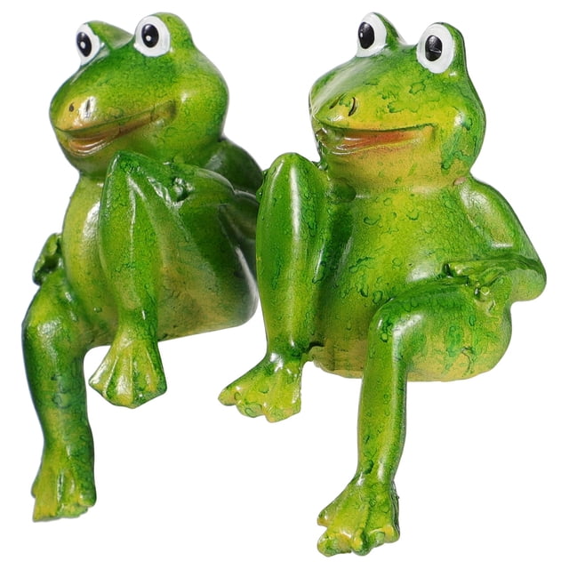 Figuras de animales diminutas, regalos, decoración de mostrador, ranas únicas, adornos para decoración del hogar, escritorio