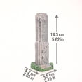 thumbnail image 2 of THOPBPRK Aquarium Ruins Building Ornament, City Architecture Decor for Fish Tank, Hidden Cave Habitat for Aquatic Pets, Resin Landscaping Accessory, 2 of 6