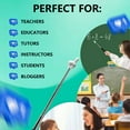 thumbnail image 6 of Telescopic Finger Pointer Stick for Teachers, Retractable 6.7-21.7 in Whiteboard & Blackboard Wand, Cute Hand Design Classroom Presentation Tool for Kindergarten & Training, 1*Finger Retractable Rod, 6 of 7