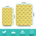thumbnail image 4 of Summer Pineapple Dish Drying Mat, Tropical Hawaiian Fruit Yellow Golden Absorbent Kitchen Mat, 4 of 5