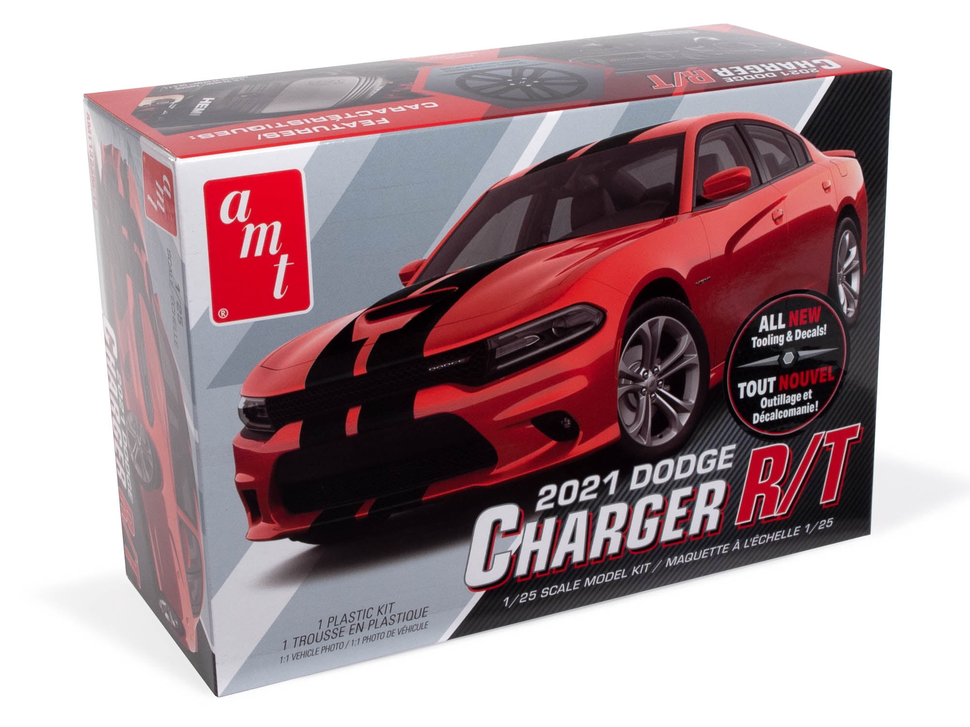 AMT 2021 Dodge Charger R/t 1:25 Scale Plastic Model Kit