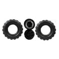 thumbnail image 1 of Power Wheels F150 Raptor DMM94 & FJJ63 2 Wheel Replacement Tire & Retainers J4394-2529, 1 of 1