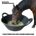 thumbnail image 6 of Zecic Flexible Trough Rubber Horse Feed Bowl With broadmouth Design Easy To Clean, 6 of 8