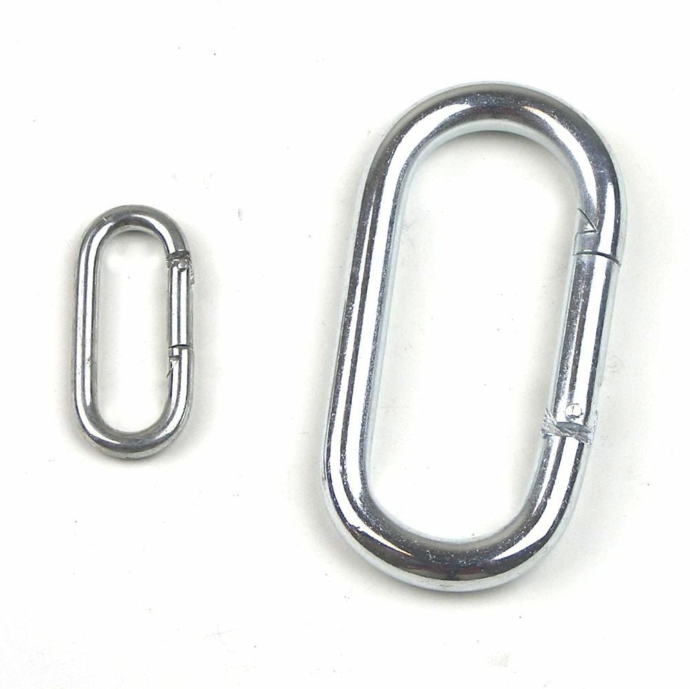 Carbine M5 ZINC Plated Steel SNAP Hook Spring Locking Clip Carbine M5 ZINC Plated Steel SNAP Hook Spring Locking Clip
