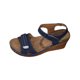 thumbnail image 1 of Sandalias de Cuña de las Mujeres Casuales de Moda Primavera Verano Versátil Tacón de Playa de Pie Abierto Grueso-Soldado con Correa de Tobillo Sandalias, 1 of 9