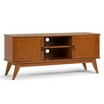 thumbnail image 4 of Draper Solid Wood 60 " WD TV Stand & 22 " WD 2 Bookcases in Teak Brown (3 PCs), 4 of 5
