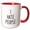 Red/White, variant on 3drose, I Hate People Typography - Sarcastic Funny Anti-social Quote Design, 11oz Mug