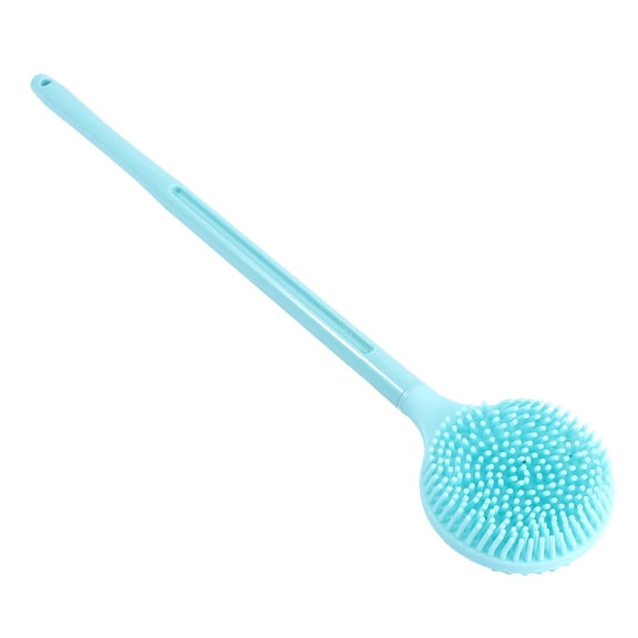 1pc Shower Brush Silicone Exfoliating Back Scrubber Bathing Accessories