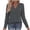 *Gray, variant on VBVC Women's V Neck Long Sleeve T Shirts , Ladies Casual Slim Stretchy Tunic Tops , Fall Winter Basic Dressy Shirts For Women, *White , Large