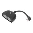 thumbnail image 4 of Toma de corriente inteligente para exteriores con control por voz, control remoto por WiFi, clasificación IP64, enchufe estadounidense de 15 A, resistente al agua, 110-240 V CA, 4 of 8