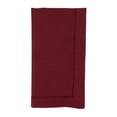 thumbnail image 1 of Serviette de Table Carrée Classique 20 Po. Ourlet Bourgogne - Ensemble de 12, 1 of 1