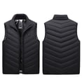 thumbnail image 3 of Chaleco calentado unisex calefacción eléctrica chaqueta lavable para caza deportiva (XXXL), 3 of 9