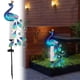 thumbnail image 1 of Pluviómetro solar de pavo real Lámpara decorativa exterior enchufable con energía solar de pavo real Pluviómetro solar de pavo real, 1 of 9