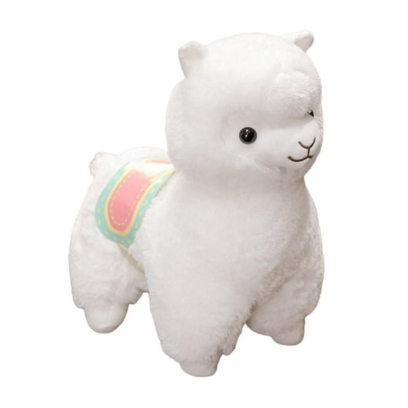 de Alpaca de peluche de juguete de ción chica Blanco_35cm Zulema Juguetes de peluche